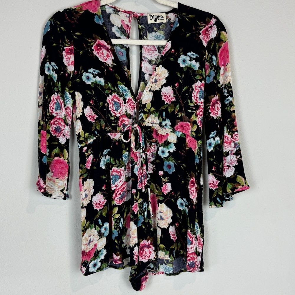 Show Me Your Mumu Roxy Romper Breezy Blue Cloud Romper XS